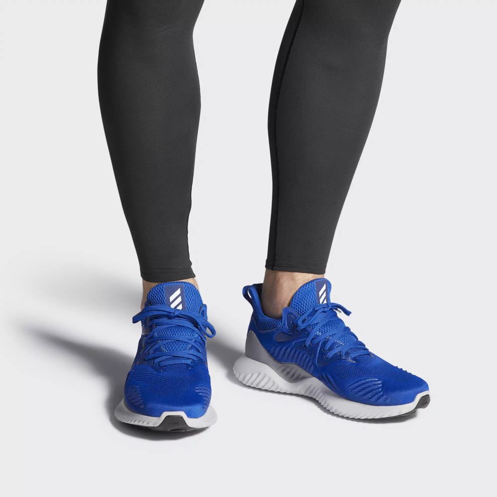 Adidas Alphabounce Beyond Team Tenis Para Correr Azules Para Hombre (MX-58675)